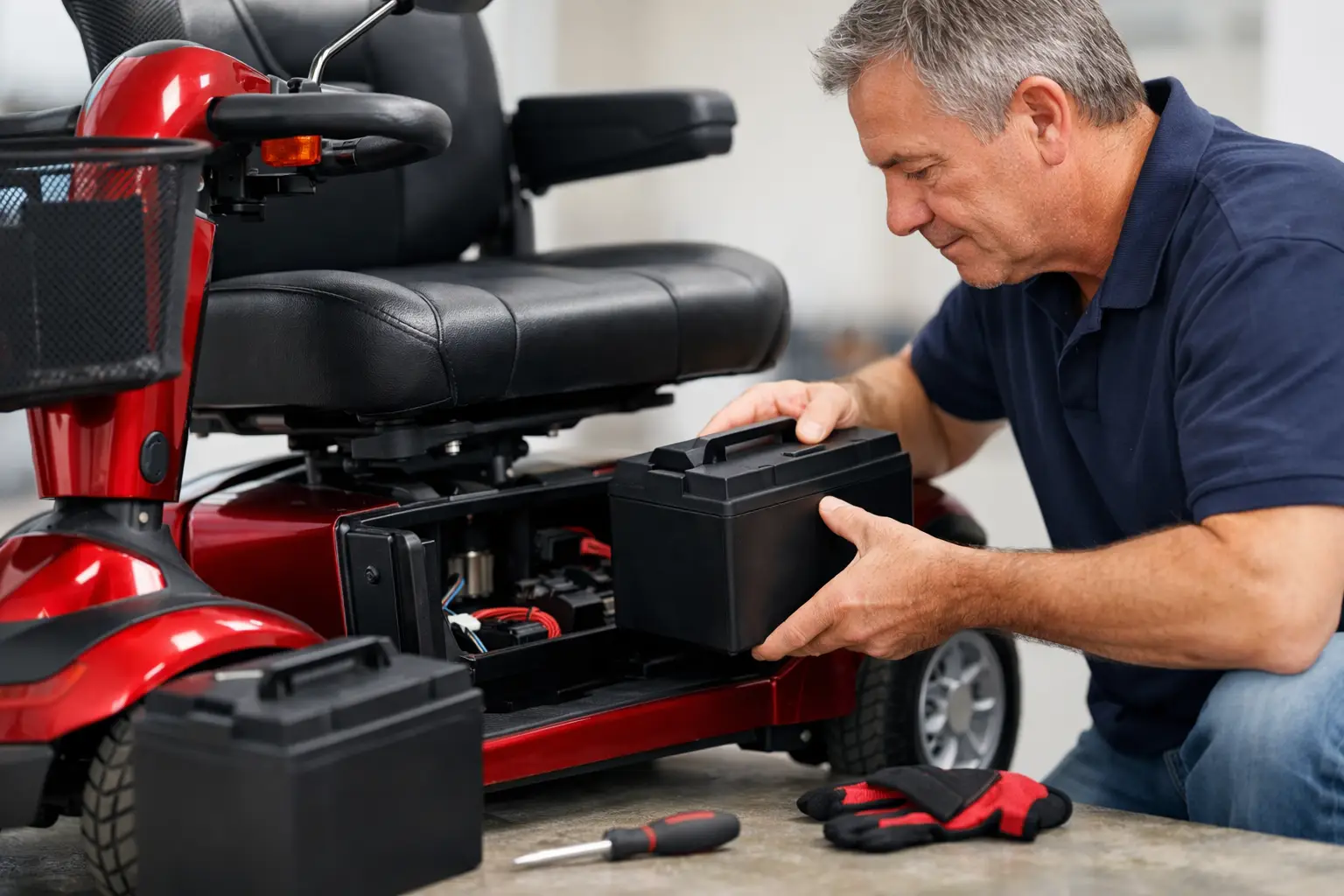 How to Replace a Mobility Scooter Battery