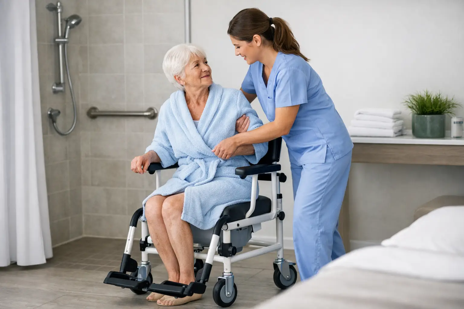How to Use a Shower Commode Chair Safely