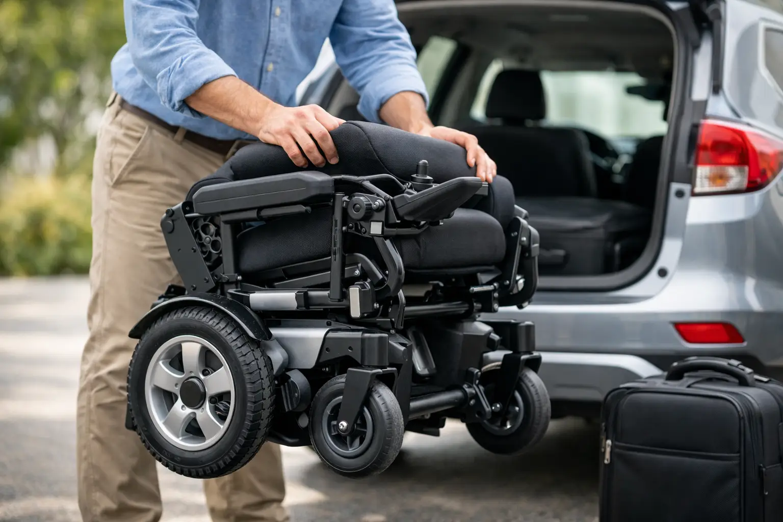 How to Fold a Powerchair Safely for Travel