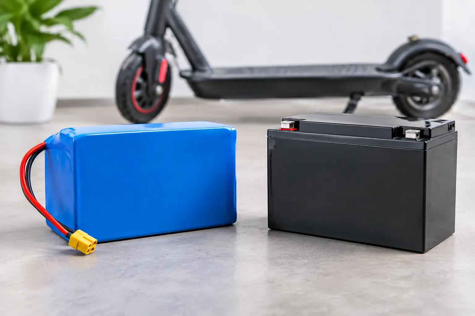 Lithium Versus Lead Scooter Batteries Compared